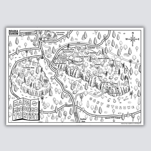 Mapa Młodego Turysty - Szczelieniec Wielki