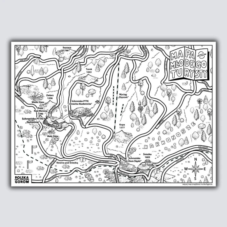 Mapa Młodego Turysty - Śnieżka