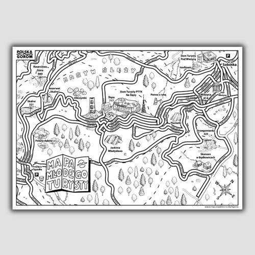 Mapa Młodego Turysty - Ślęża