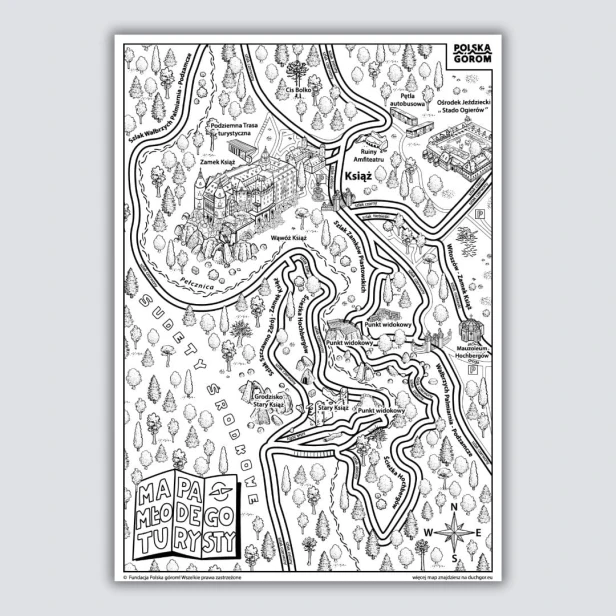 Mapa Młodego Turysty - Zamek Książ