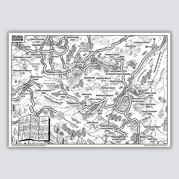 Mapa Młodego Turysty Rysy