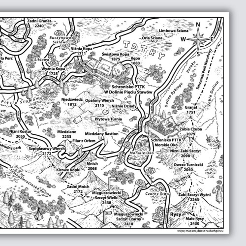 Mapa Młodego Turysty Rysy