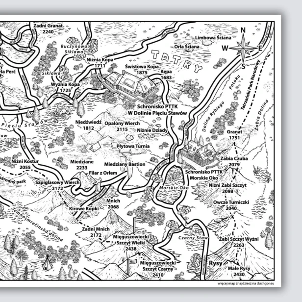 Mapa Młodego Turysty Rysy
