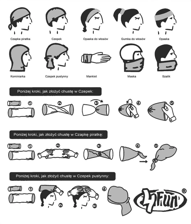 Chusta wielofunkcyjna Ducha Gór