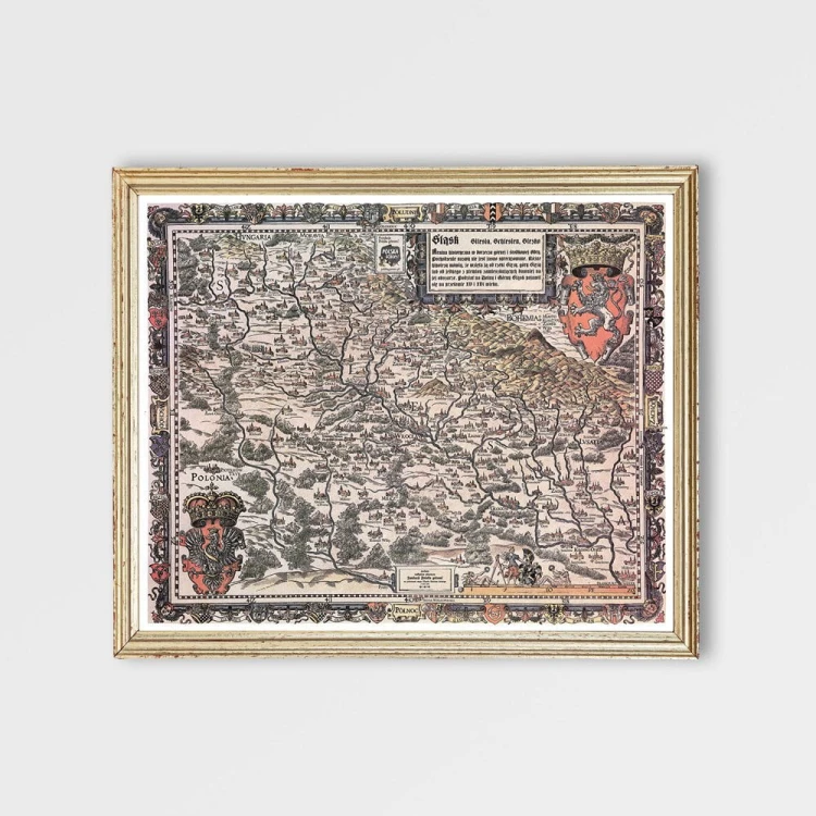 Mapa Śląska M. Helwiga