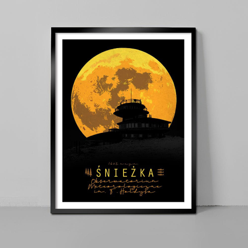 Plakat "Śnieżka Nocą".png