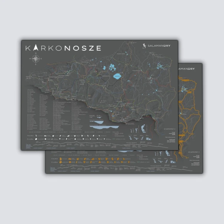 Mapa zdrapka Karkonosze (SalamanDRY)